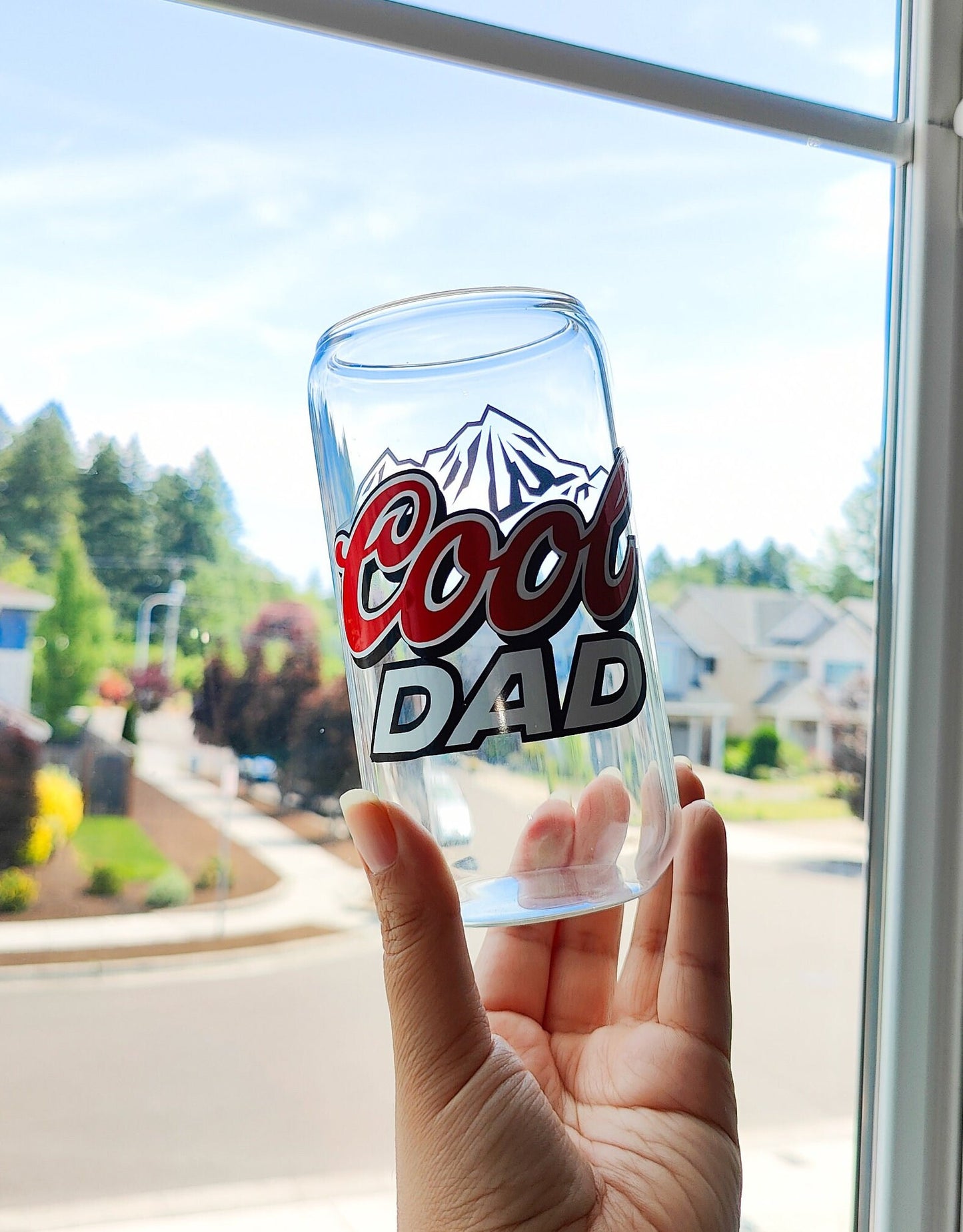 Cool Dad Beer Glass Can