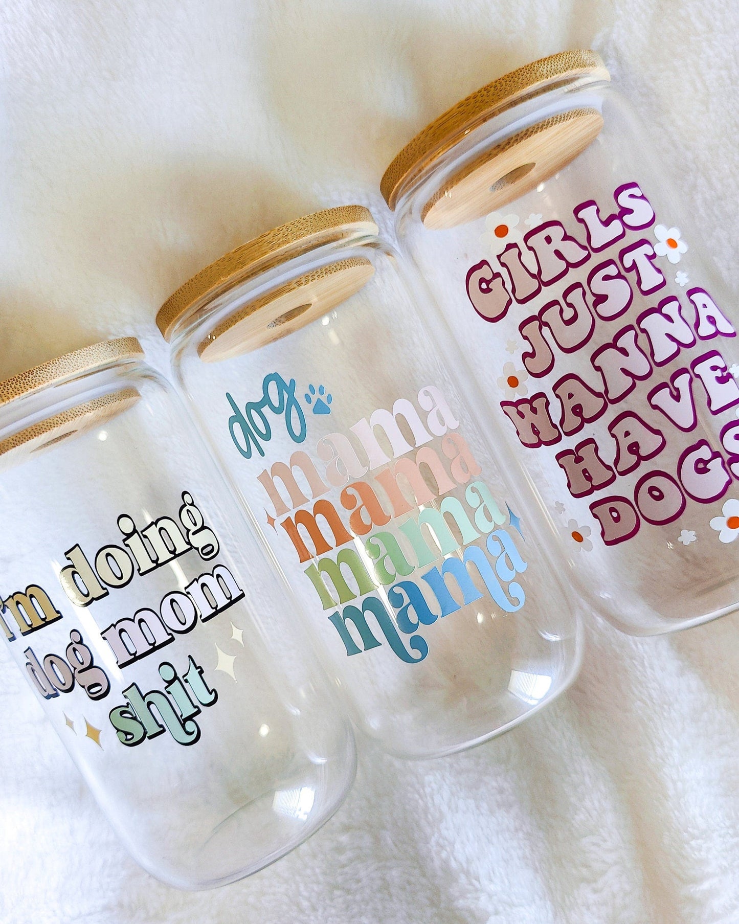 I'm Doing Dog/Cat Mom Shit Glass Cup