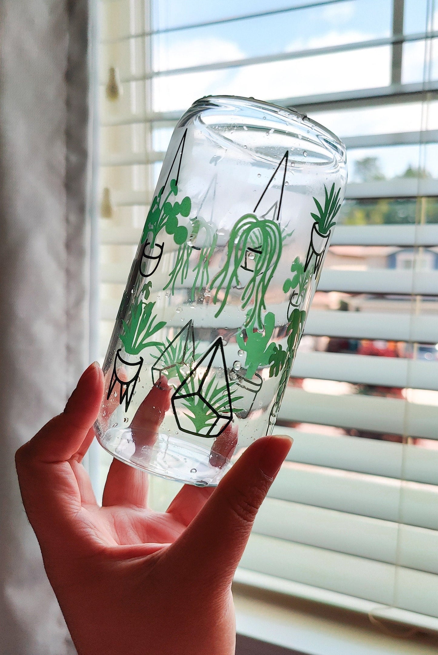 Hanging Plants Color Changing Glass Cup