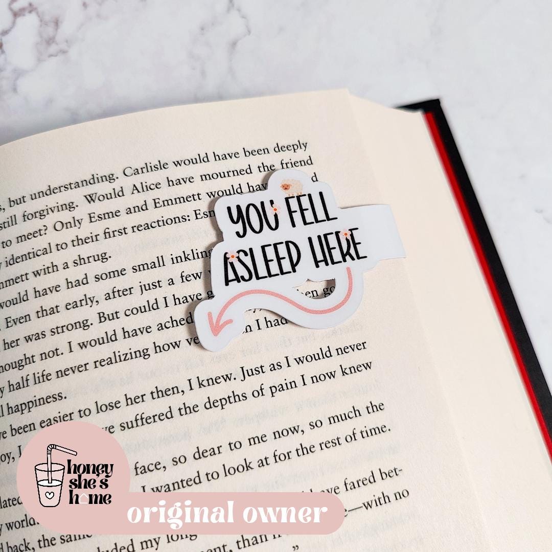 You Fell Asleep And You Were Right Here Mini Magnetic Bookmark