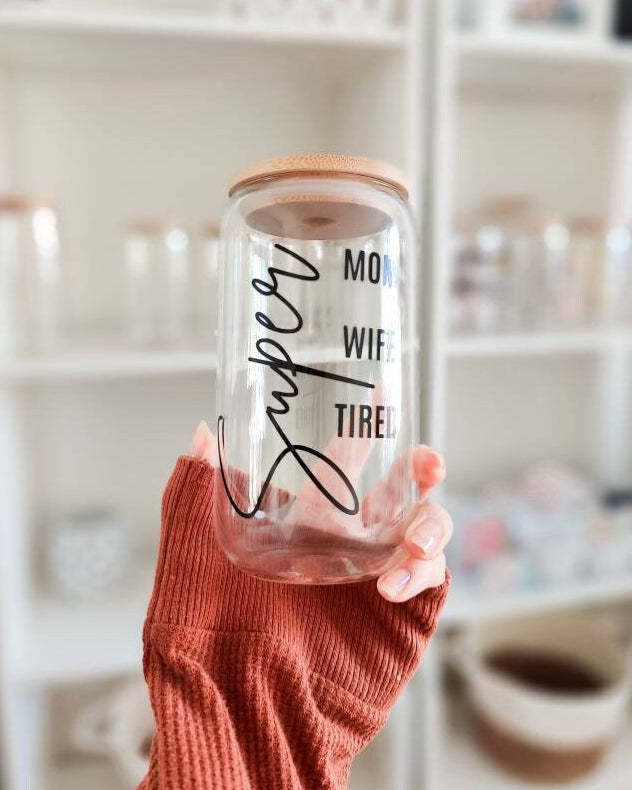 Super Mom Super Wife Super Tired Coffee Cup