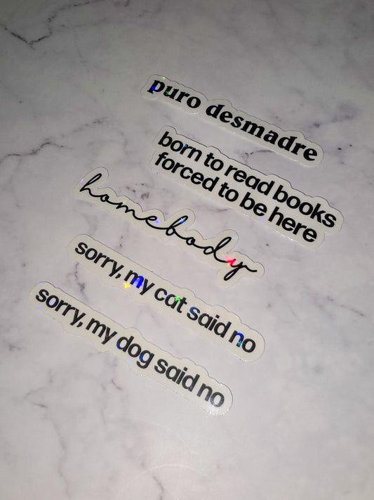 Puro Desmadre Holographic Sticker