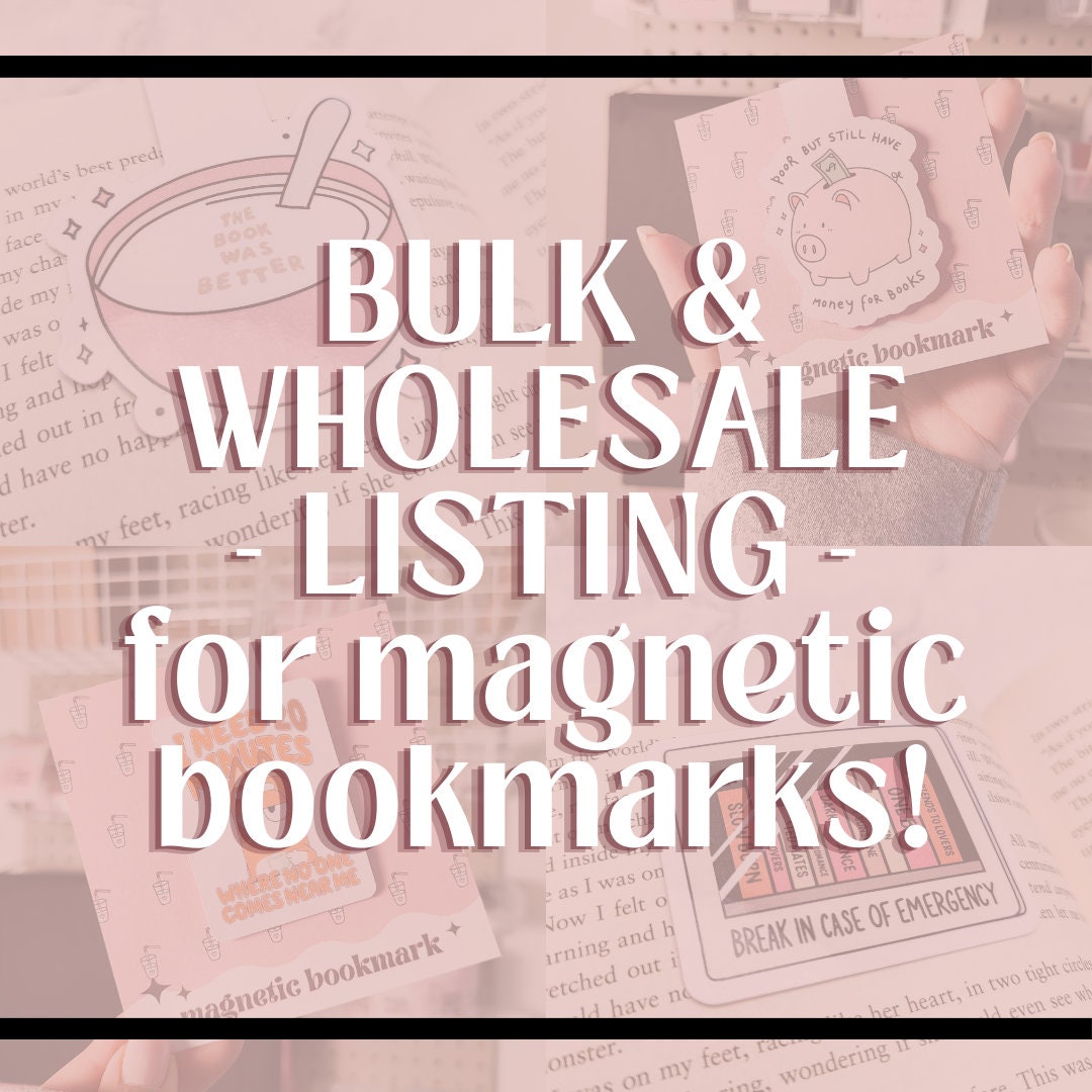 Bulk and Wholesale Magnetic Bookmarks