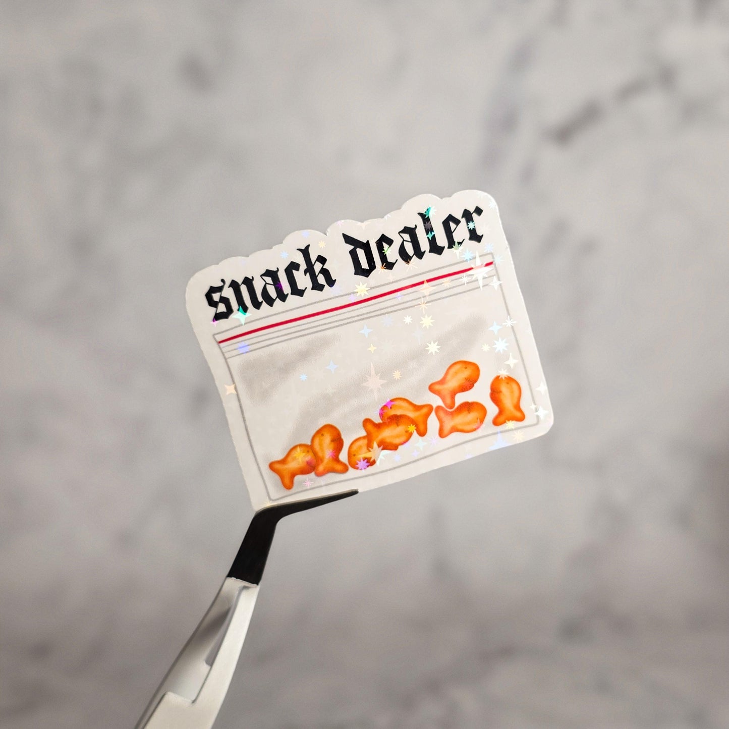 Snack Dealer Holographic Sticker