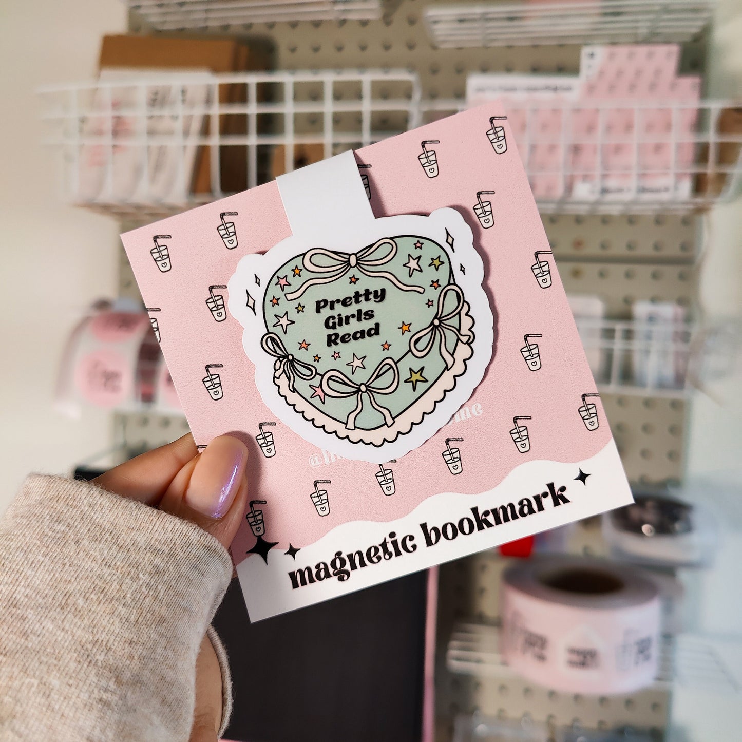 Pretty Girls Read Magnetic Bookmark