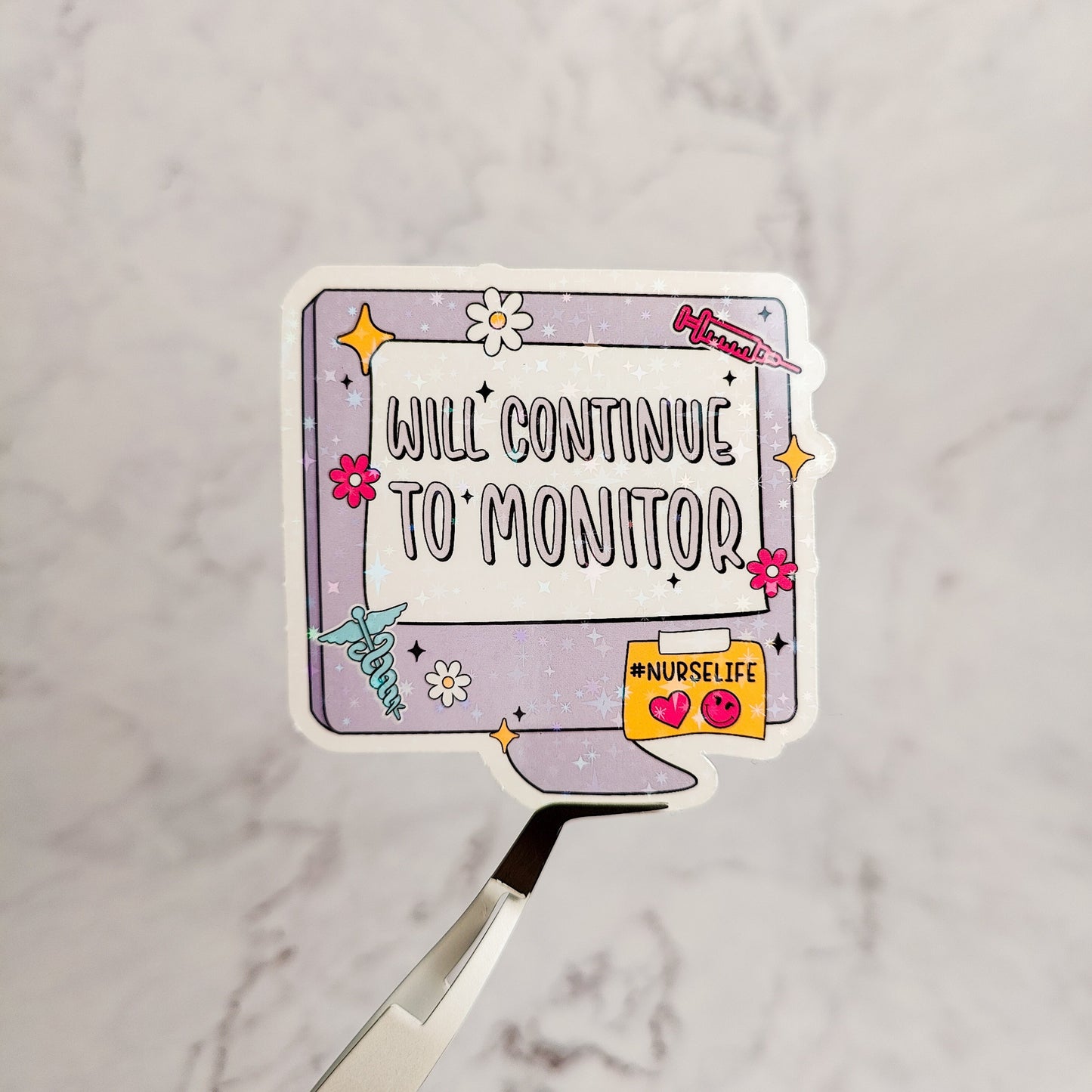 Will Continue To Monitor Holographic Sticker