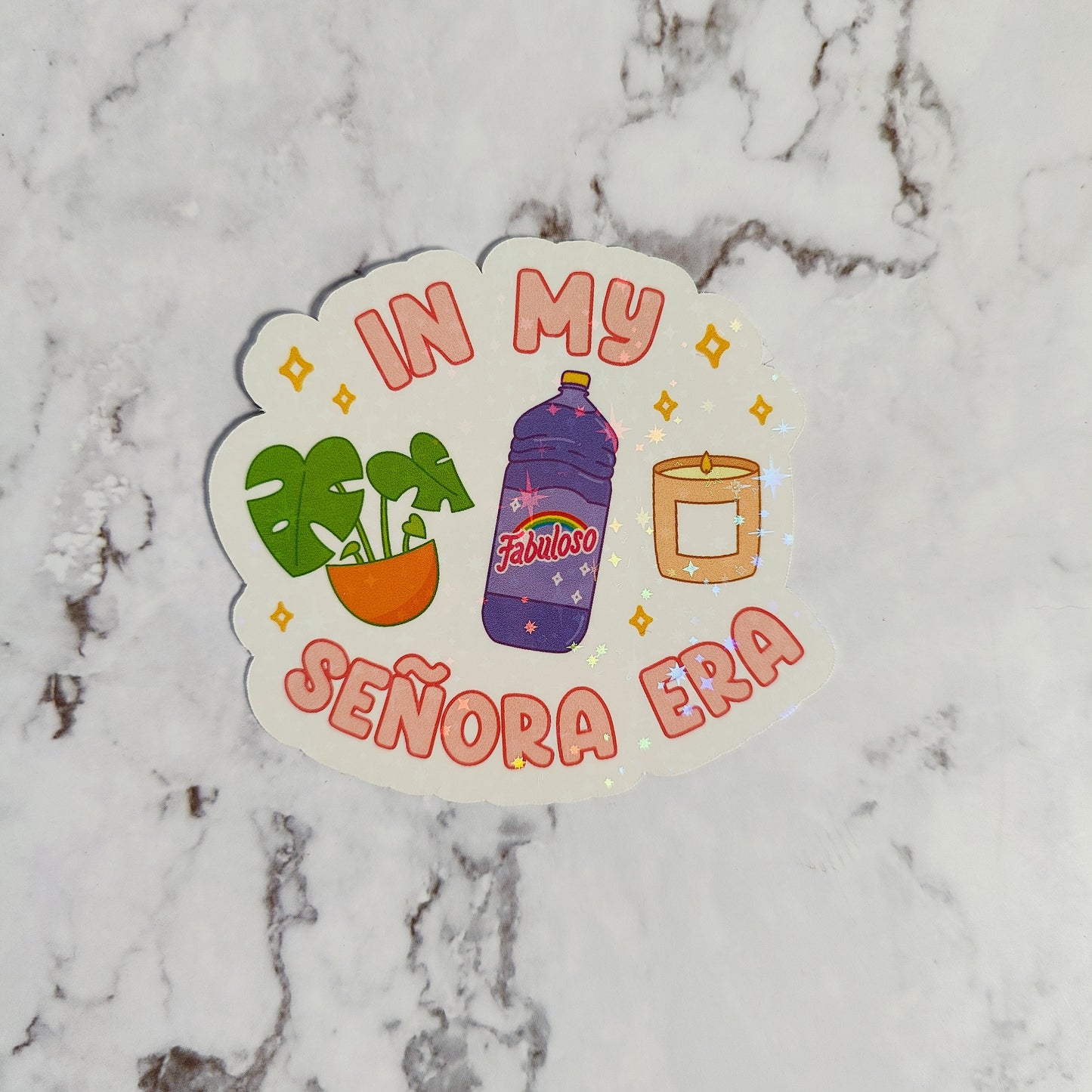 In My Senora Era Holographic Sticker
