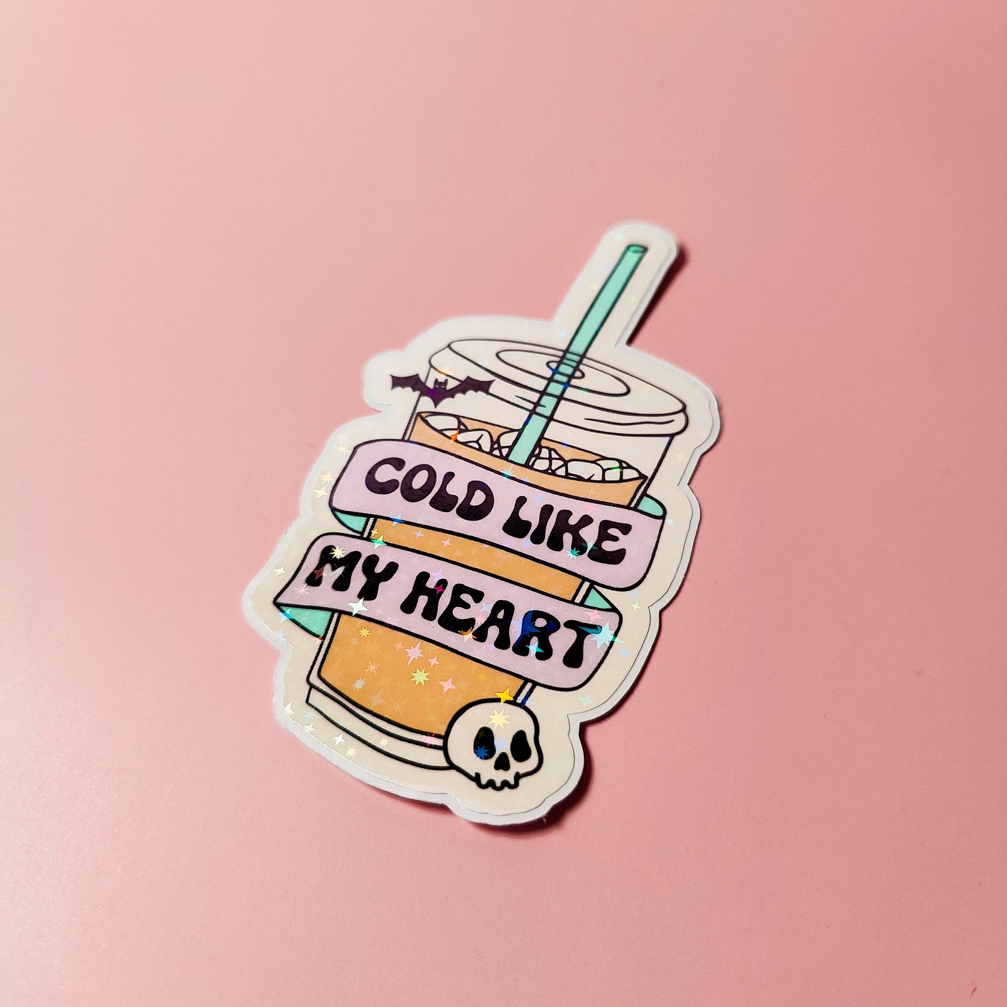 Cold Like My Heart Holographic Sticker