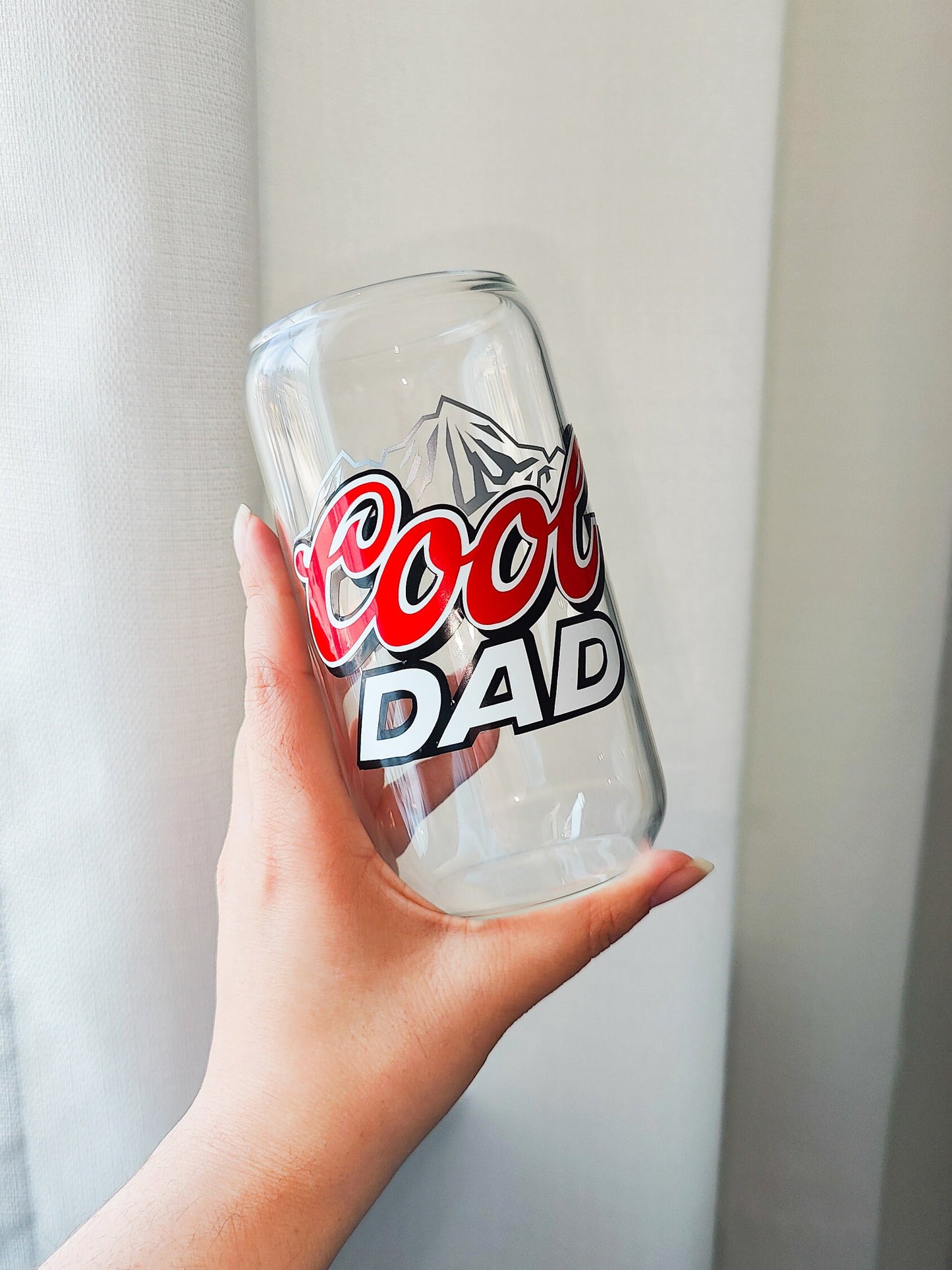 Cool Dad Beer Glass Can