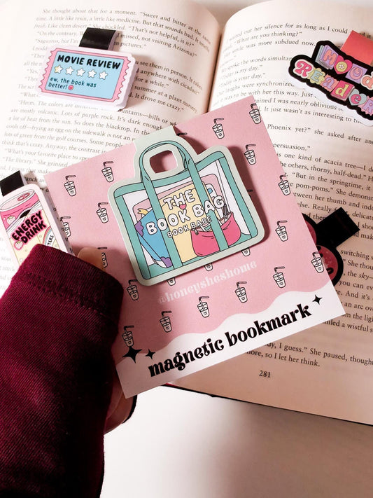The Book Bag Magnetic Bookmark