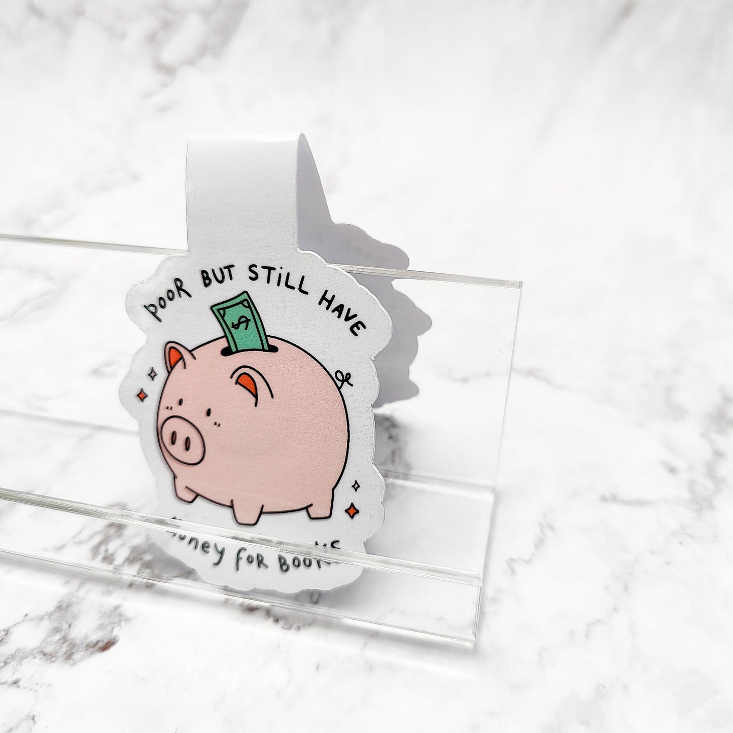 Piggy Bank Magnetic Bookmark