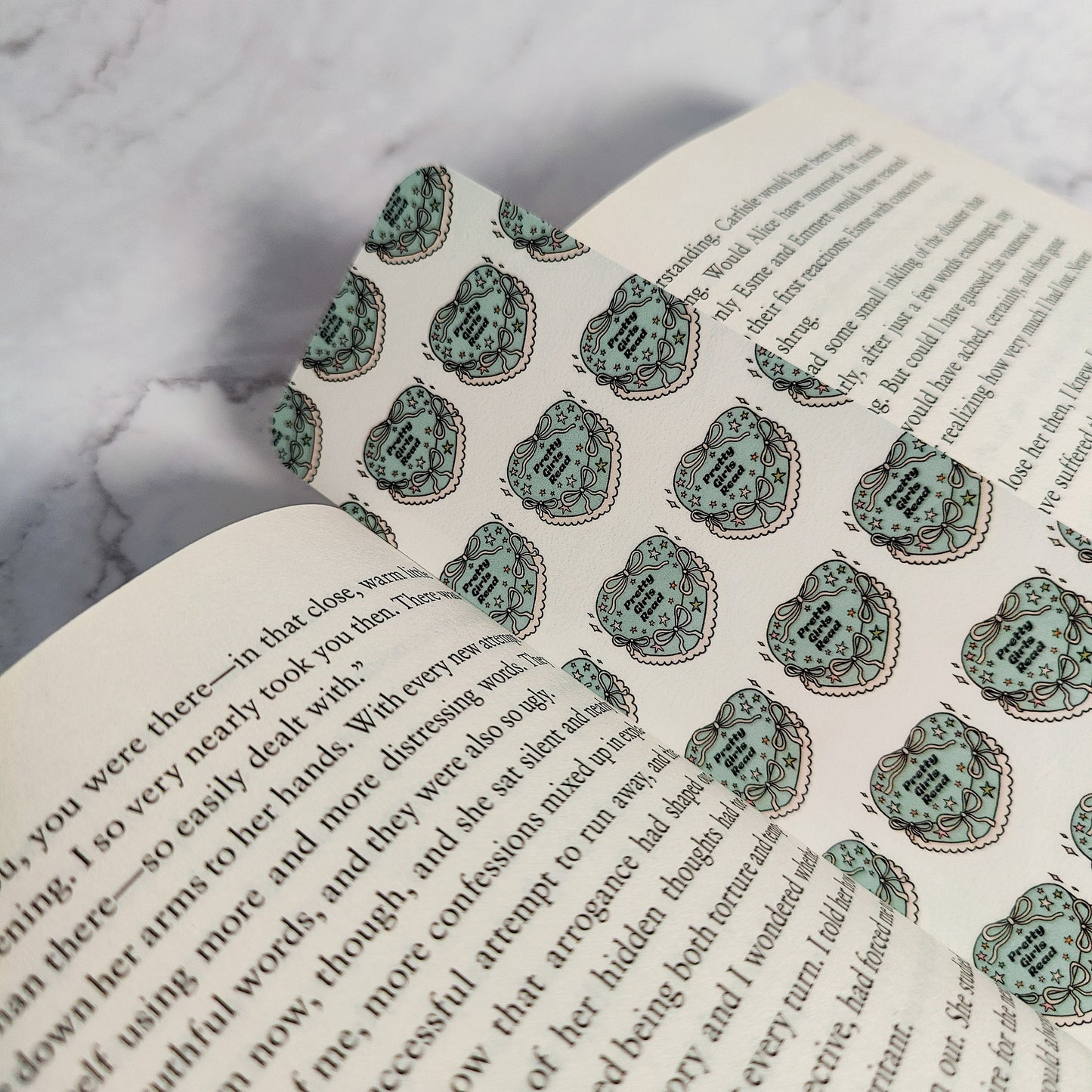 Pretty Girls Read Cake Bookmark