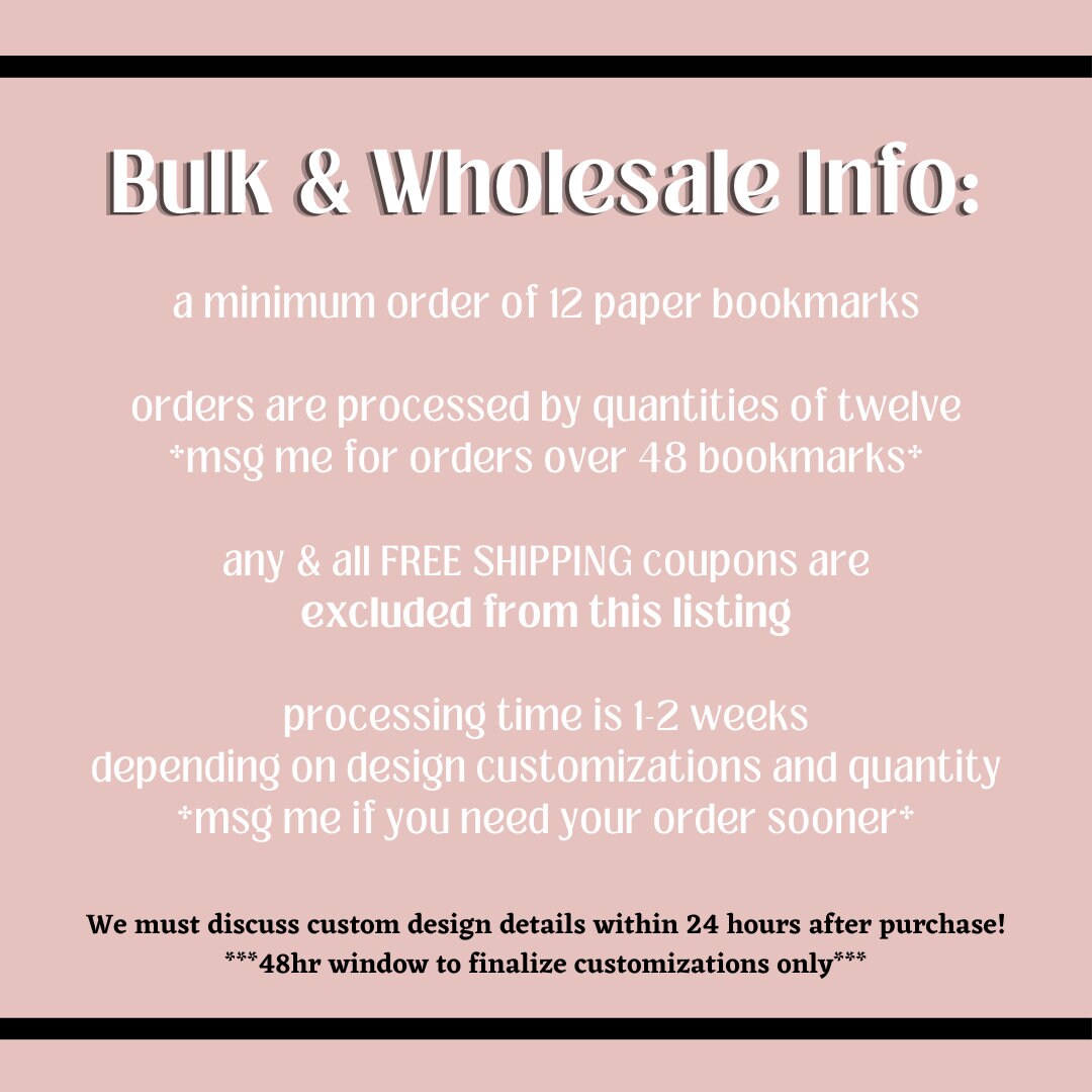 Bulk and Wholesale Paper Bookmarks