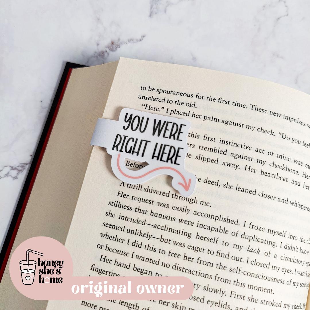 You Fell Asleep And You Were Right Here Mini Magnetic Bookmark