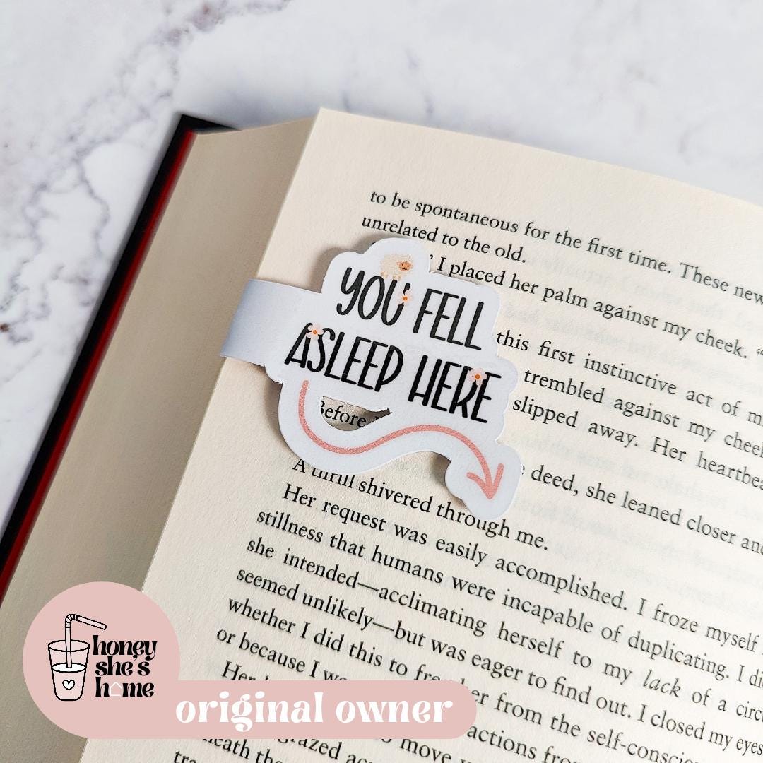 You Fell Asleep And You Were Right Here Mini Magnetic Bookmark