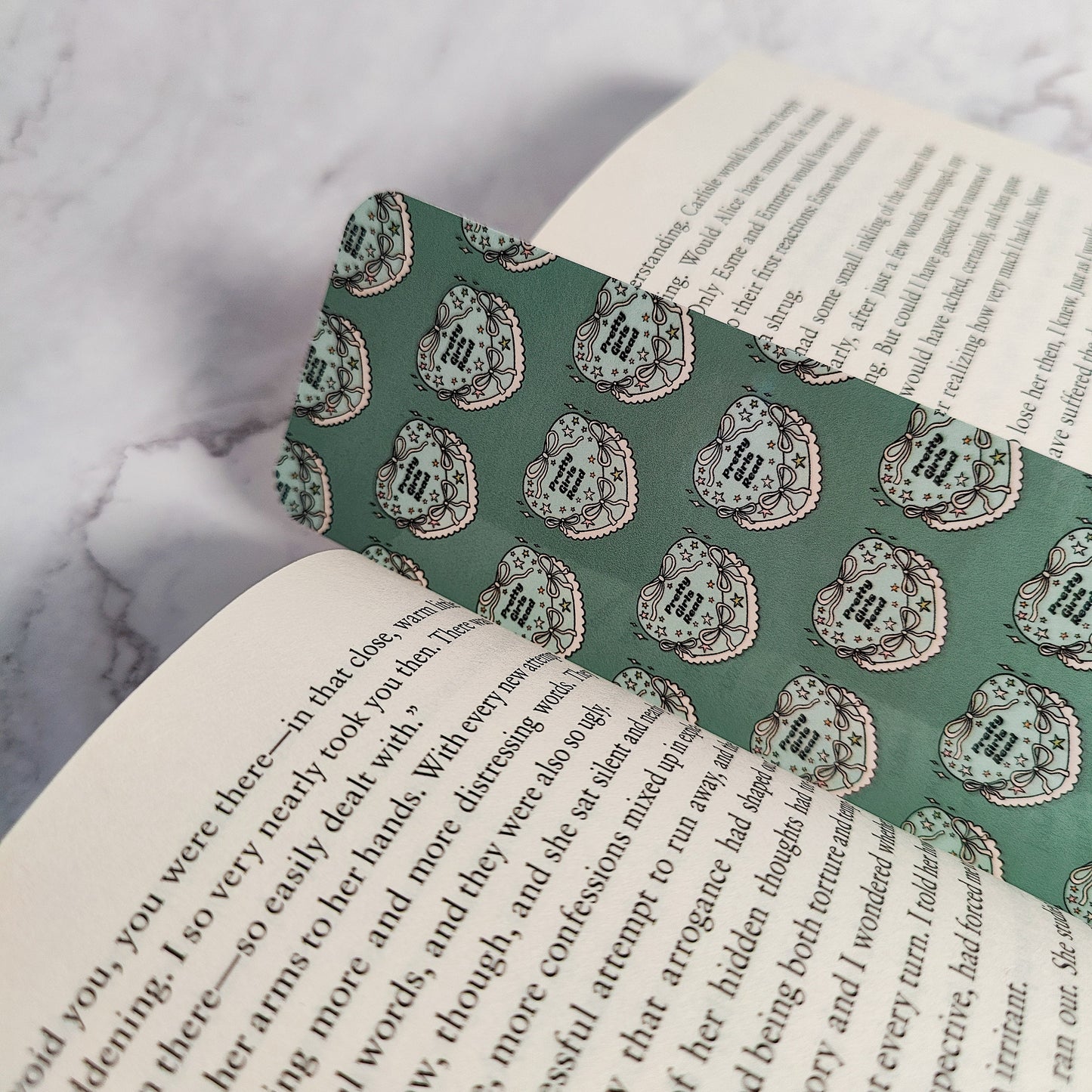 Pretty Girls Read Cake Bookmark