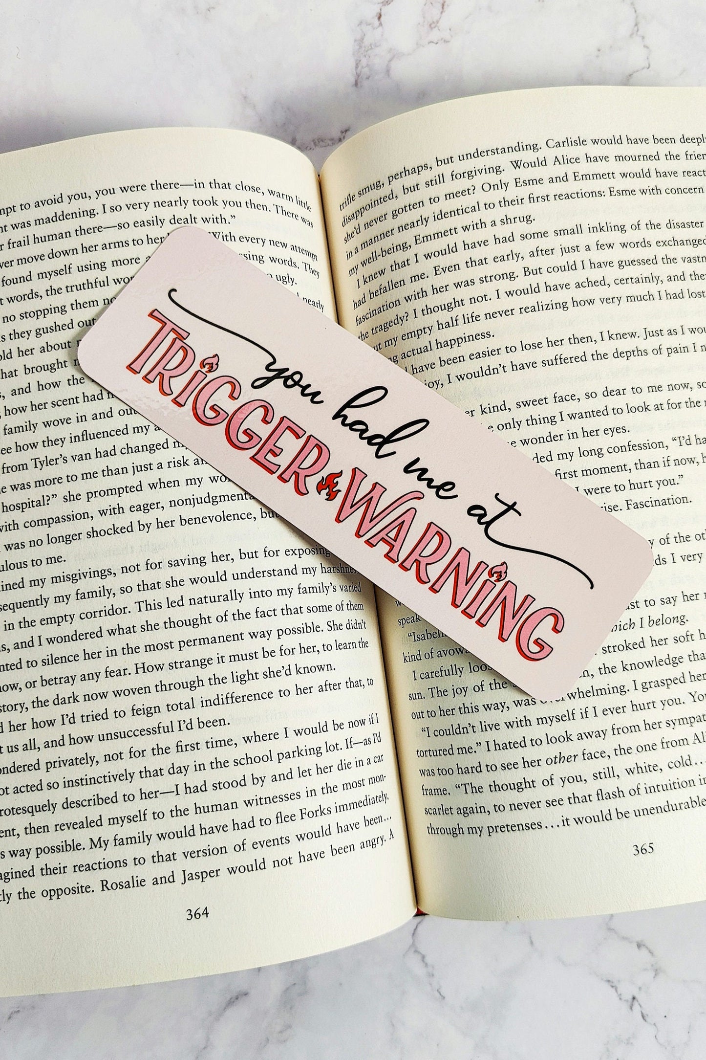 You Had Me At Trigger Warning Bookmark