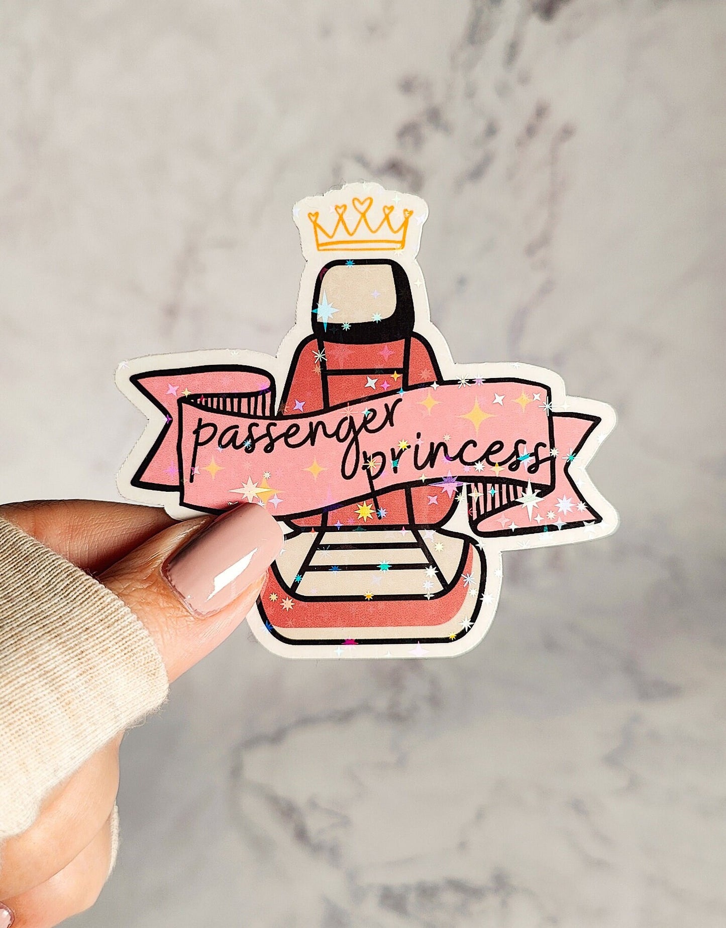 Passenger Princess Holographic Sticker