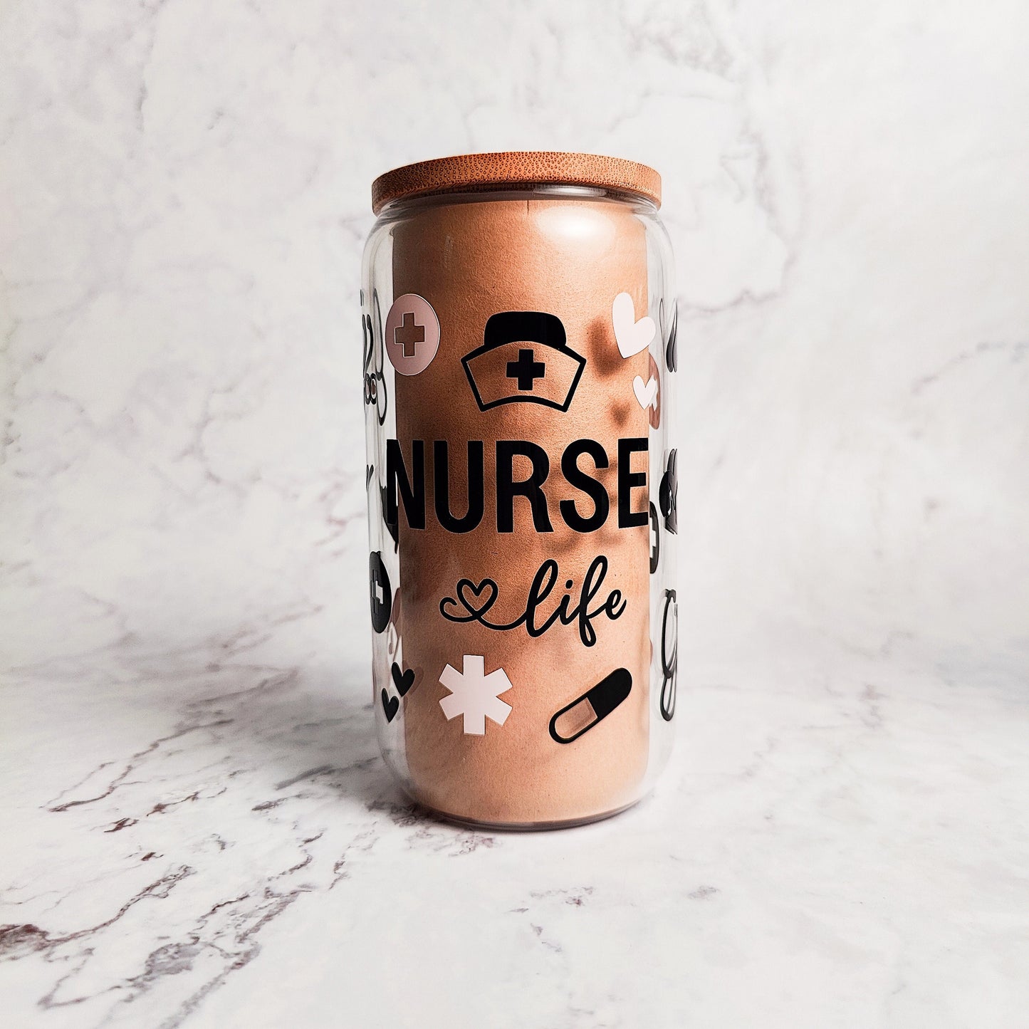 Nurse Life Glass Cup
