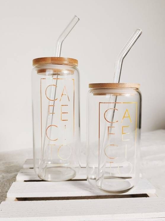 Cafecito Concha Glass Cup