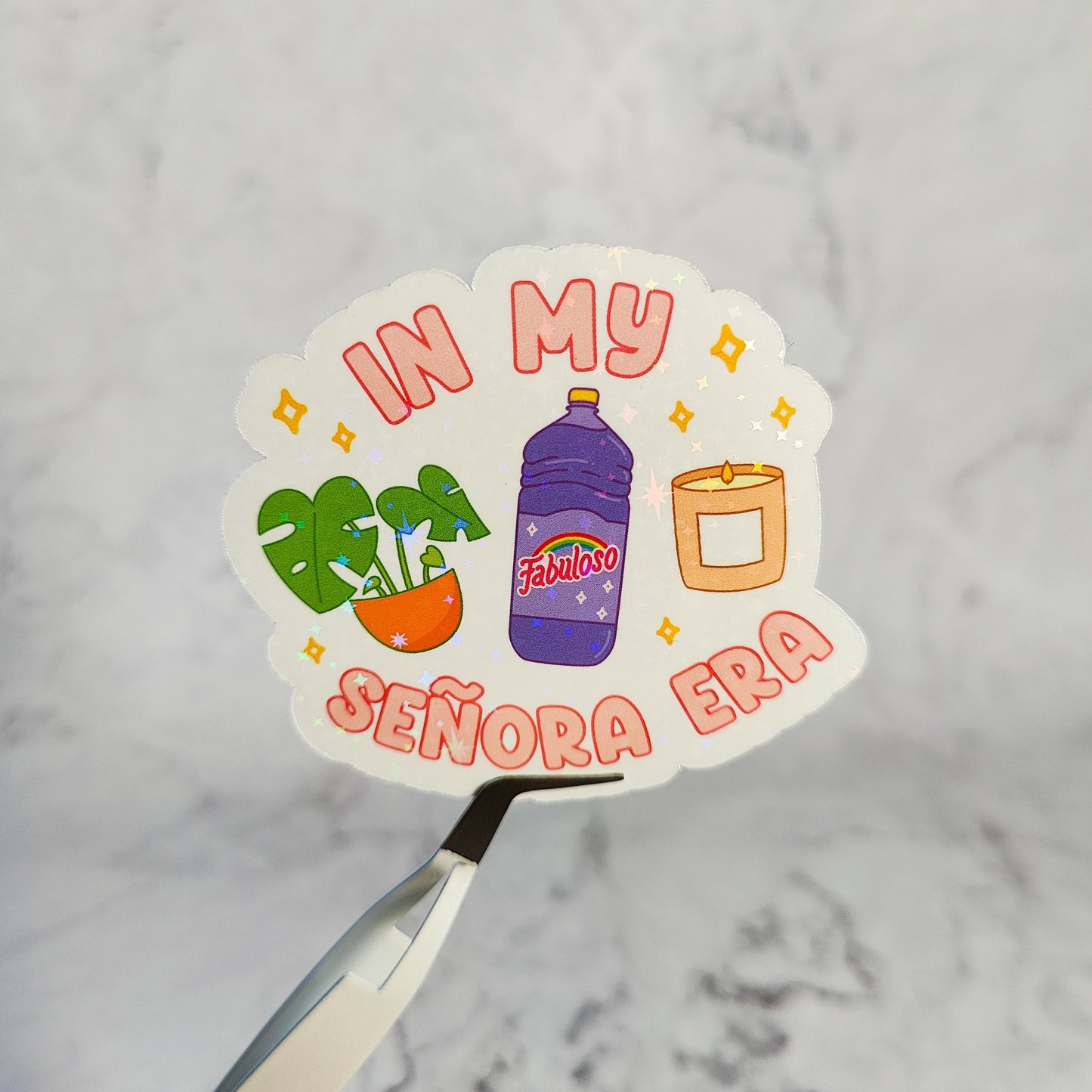 In My Senora Era Holographic Sticker