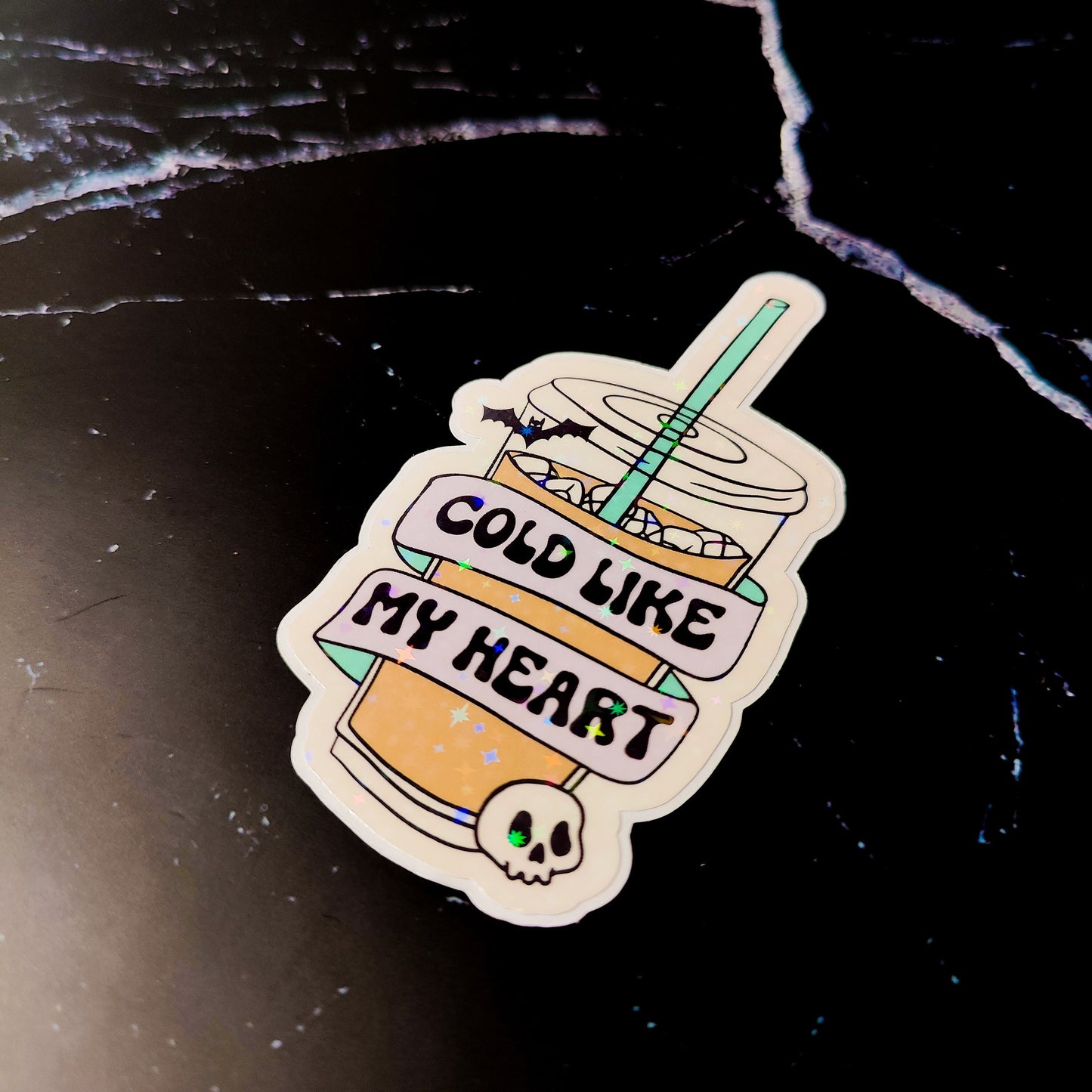 Cold Like My Heart Holographic Sticker