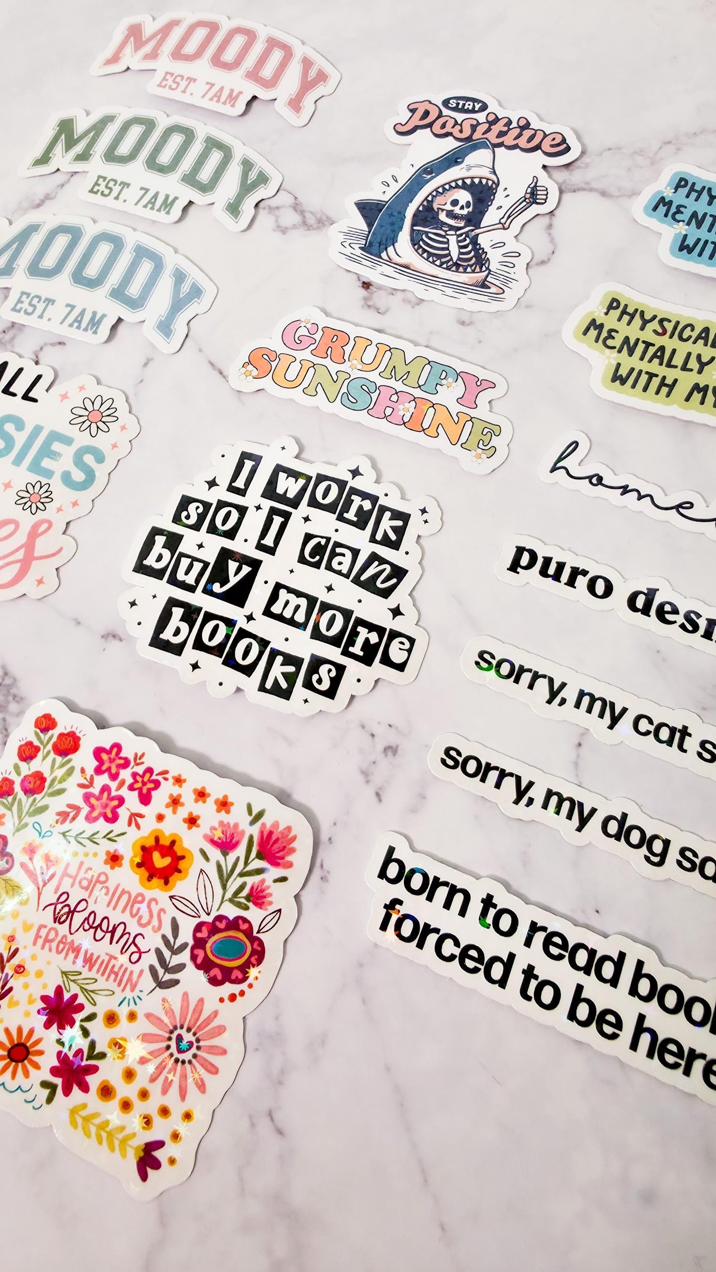 All Oopsies No Daisies Holographic Sticker