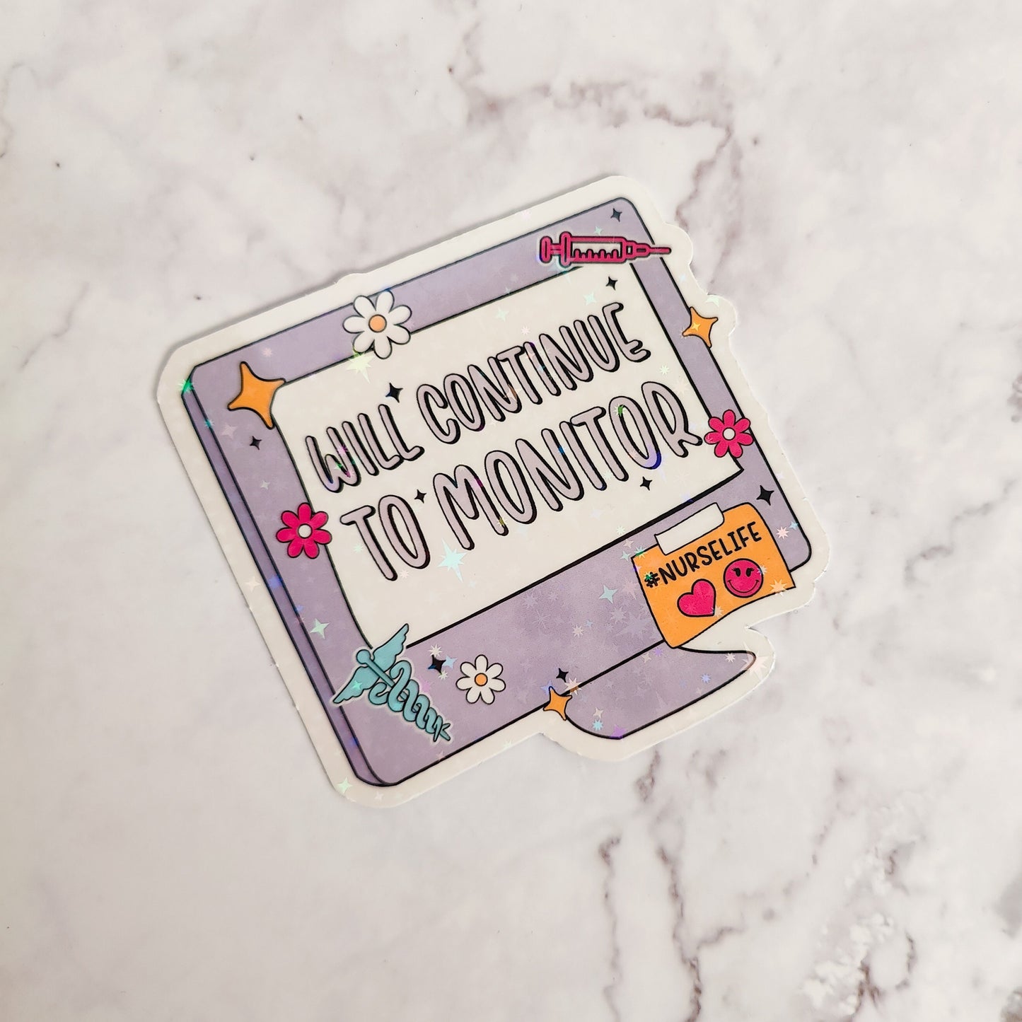 Will Continue To Monitor Holographic Sticker