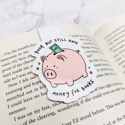 Piggy Bank Magnetic Bookmark