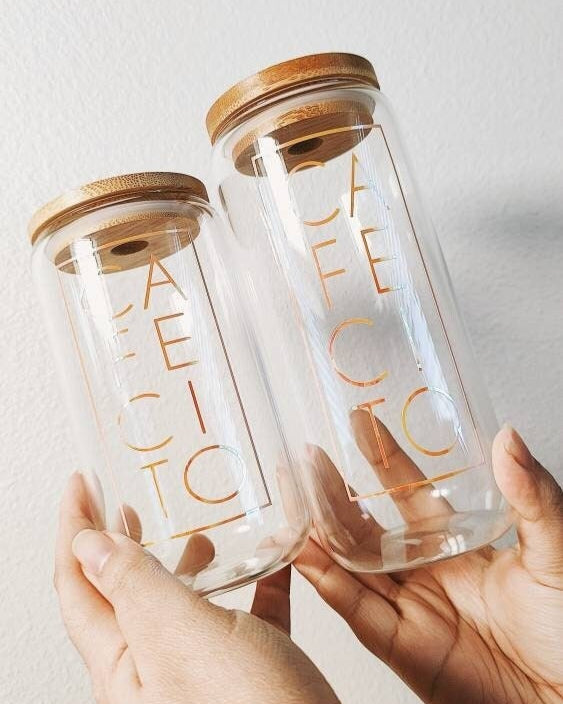 Cafecito Concha Glass Cup
