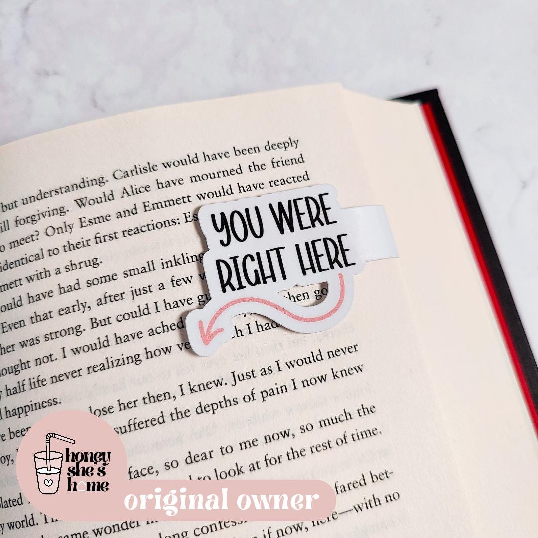 You Fell Asleep And You Were Right Here Mini Magnetic Bookmark
