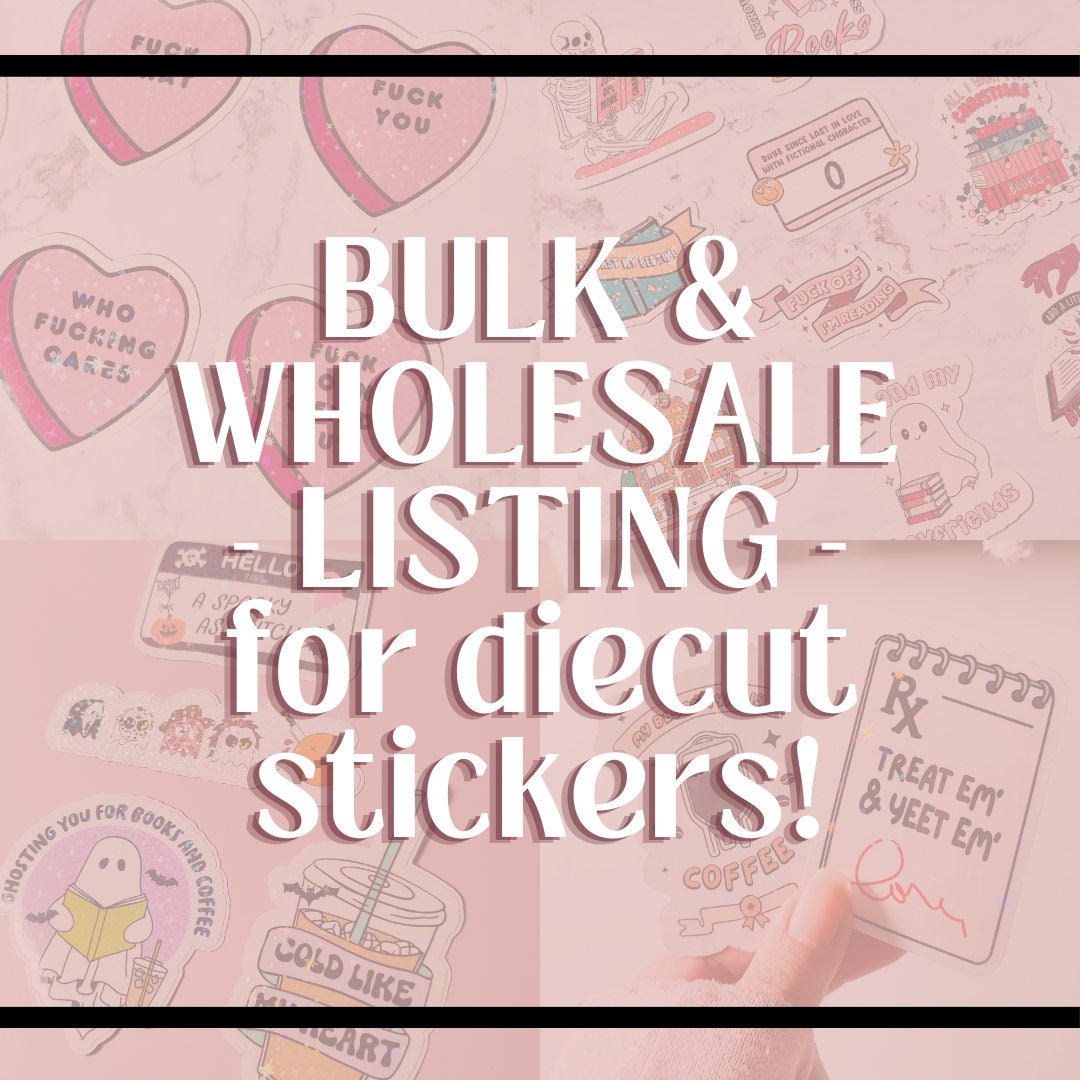 Bulk and Wholesale Diecut Holographic Stickers