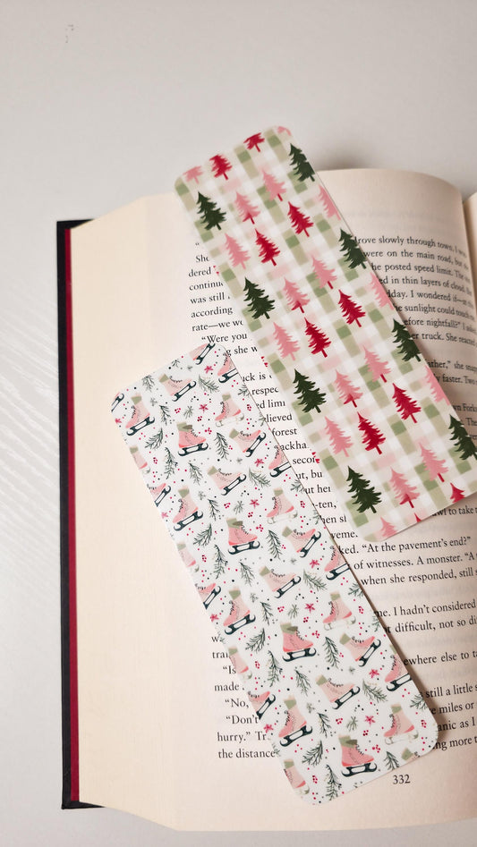 Holiday Bookmark Set: Double-Sided Laminated Paper Bookmark