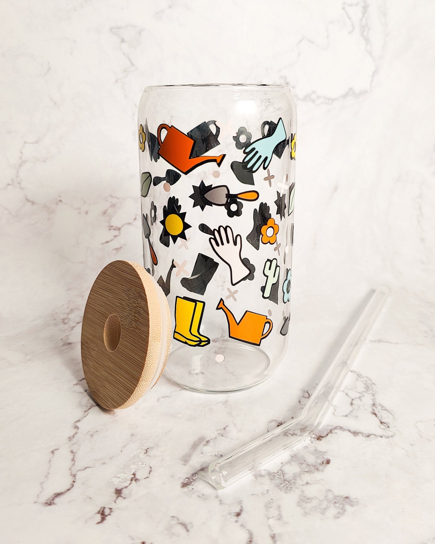 Gardening Glass Cup