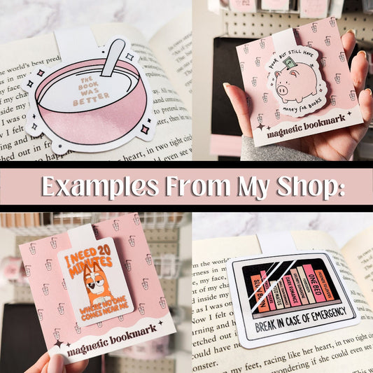 Bulk and Wholesale Magnetic Bookmarks