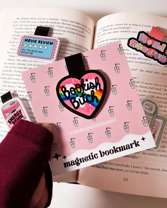 Bookish Bitch Mini Magnetic Bookmark