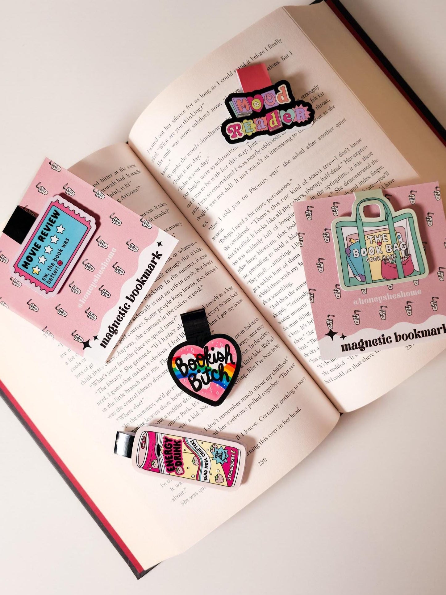 Energy Drink Magnetic Bookmark