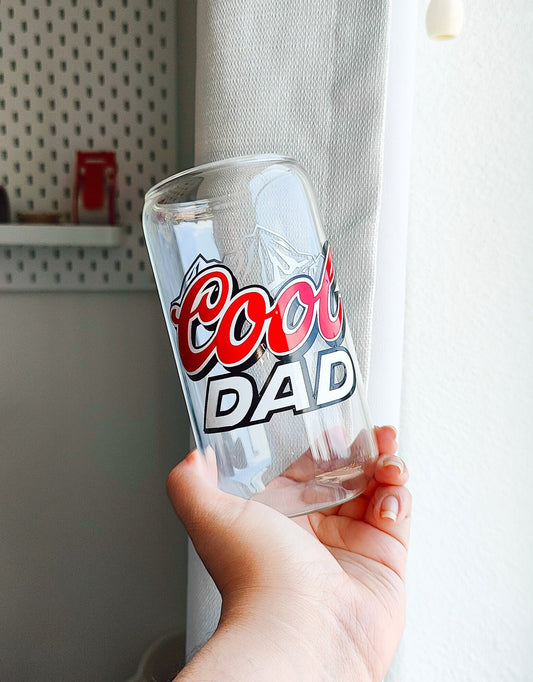 Cool Dad Beer Glass Can