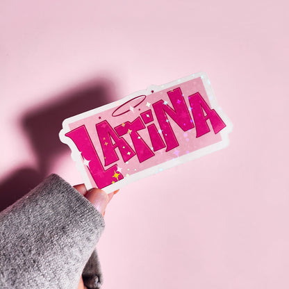 Latina Holographic Sticker