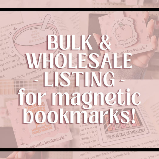 Bulk and Wholesale Magnetic Bookmarks