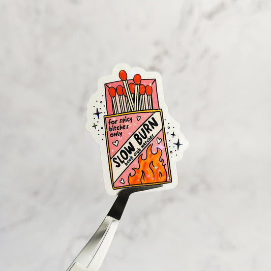 Slow Burn Matches Holographic Sticker