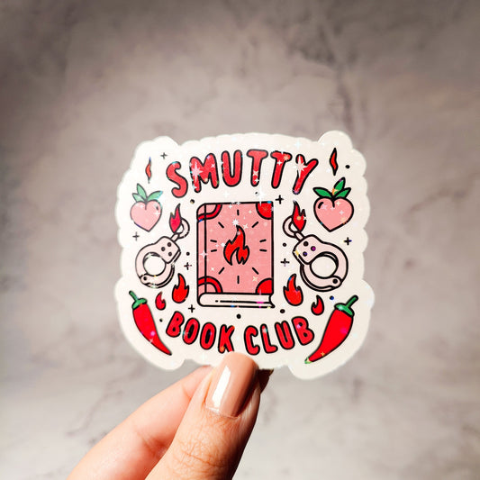 Smutty Book Club Holographic Sticker