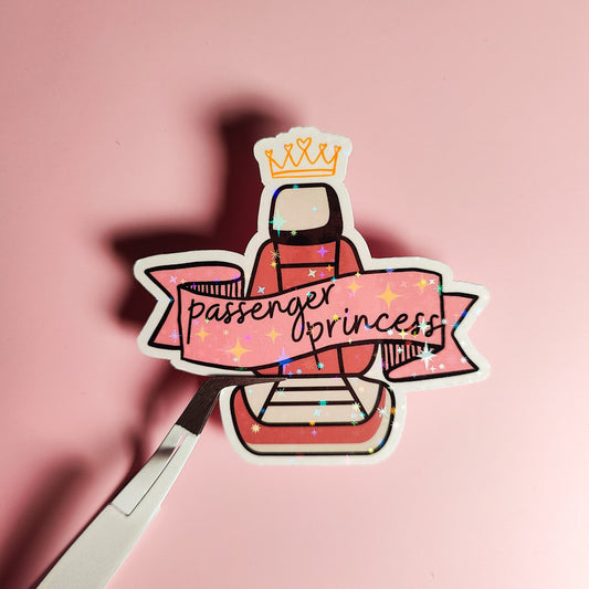 Passenger Princess Holographic Sticker