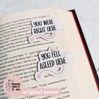 You Fell Asleep And You Were Right Here Mini Magnetic Bookmark