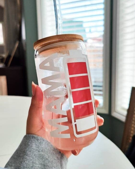 Low Battery Mom Life Coffee Cup