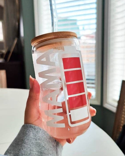 Low Battery Mom Life Coffee Cup