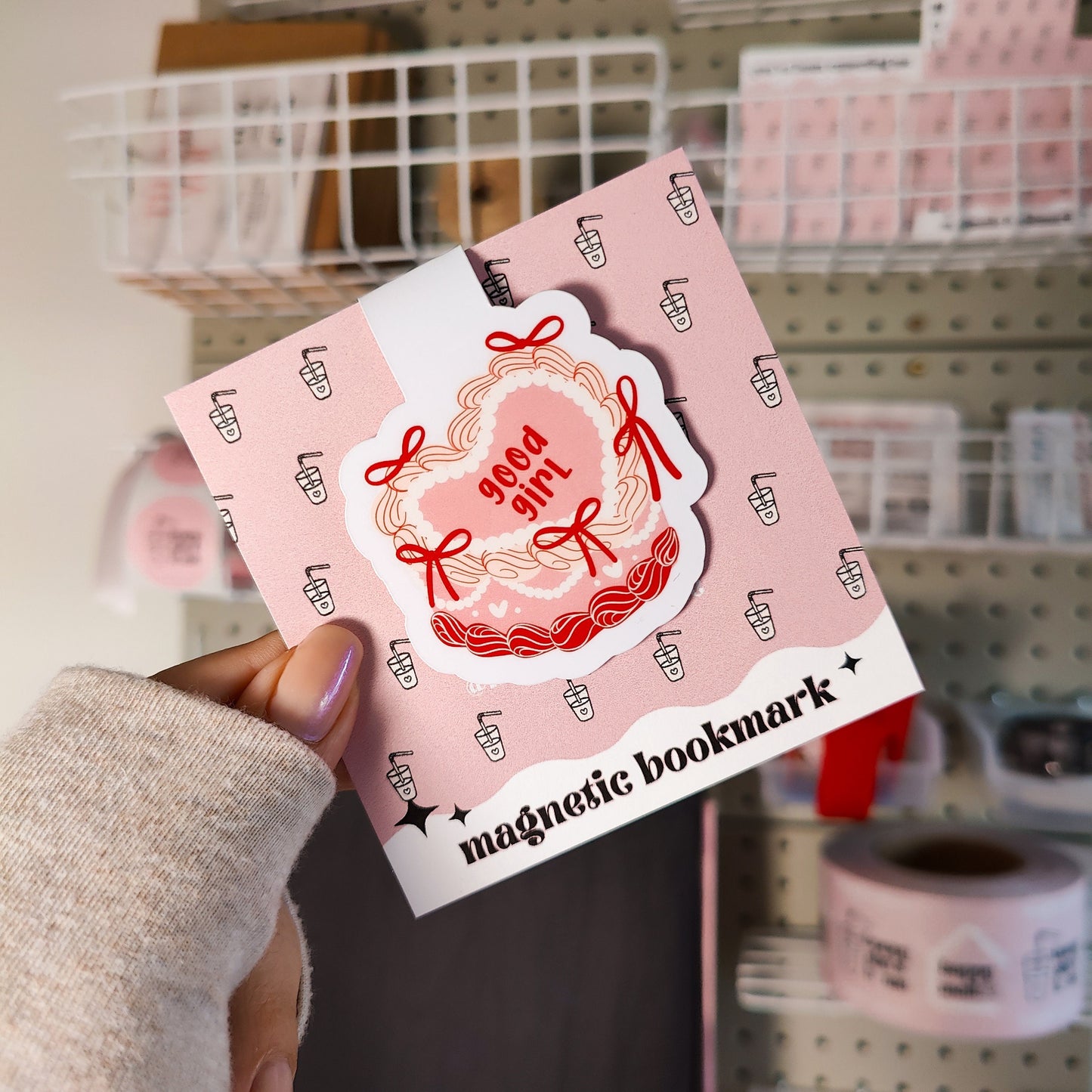 Good Girl Cake Magnetic Bookmark