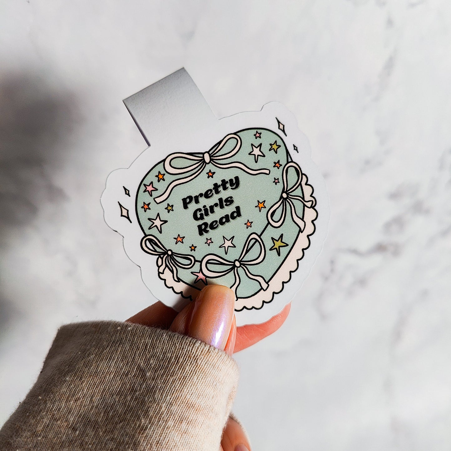 Pretty Girls Read Magnetic Bookmark