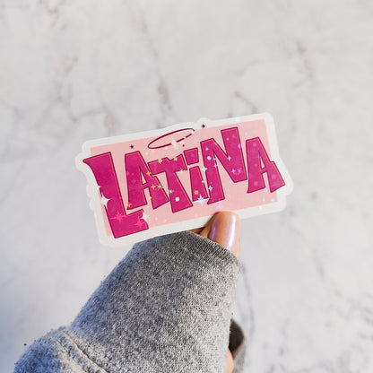 Latina Holographic Sticker