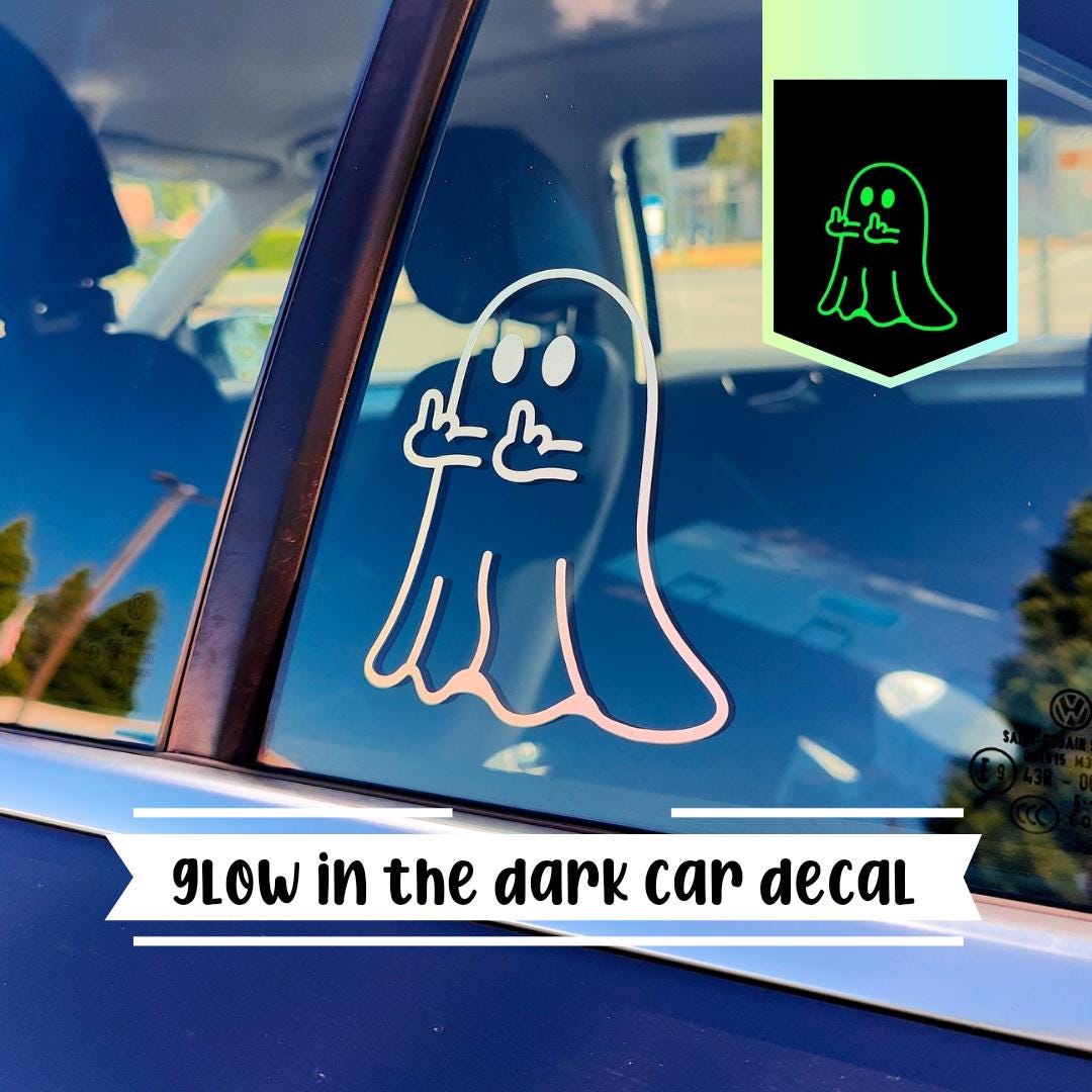 Funny Ghost Car Decal